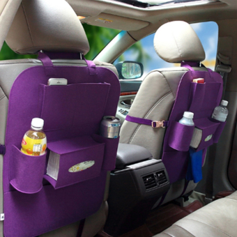 Portable Car Backseat Organizer (Violet) June 2018 - 3 Portable Car Backseat Organizer (Violet) - 3