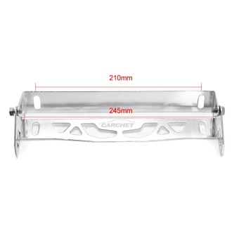 POWER RACING LICENSE PLATE FRAME FRAMES TAG HOLDER ALUMINUM Universal Silver - Intl June 2018 - 2 POWER RACING LICENSE PLATE FRAME FRAMES TAG HOLDER ALUMINUM Universal Silver - intl - 2