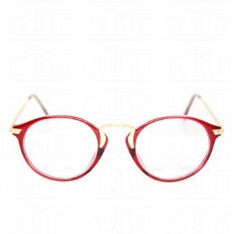 Premium Round Optical Eyeglass 3018_RedGold In Aircraft Aluminum-magnesium Alloy With Replaceable Lens Unisex Eyewear June 2018 - 2 Premium Round Optical Eyeglass 3018_RedGold in Aircraft Aluminum-magnesium Alloy with Replaceable Lens Unisex Eyewear - 2