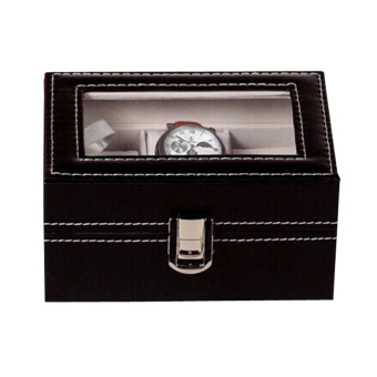 PU Leather Box 3 Grid Slots Watch Jewelry Display Storage OrganizerCase - Intl June 2018 - 3 PU Leather Box 3 Grid Slots Watch Jewelry Display Storage OrganizerCase - Intl - 3