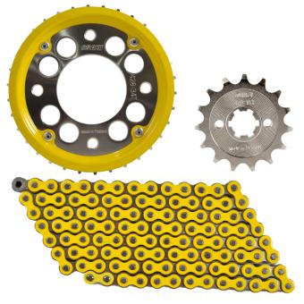 Raider150 (2-IN-1) 14-43X 428 Osaki Chain Set Revo#1 W/ Chain GuideYellow June 2018 - 2 Raider150 (2-IN-1) 14-43X 428 Osaki Chain Set Revo#1 w/ Chain GuideYellow - 2