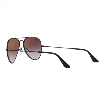 Ray-Ban Sunglasses Aviator Large Metal RB3025 - Shiny Black(002/4J) Size 58 Mirror Gradient Green June 2018 - 5 Ray-Ban Sunglasses Aviator Large Metal RB3025 - Shiny Black(002/4J) Size 58 Mirror Gradient Green - 5