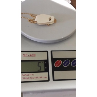 Red Heart Pendant Necklace Gold Dipped 5g June 2018 - 5 Red Heart pendant necklace gold dipped 5g - 5