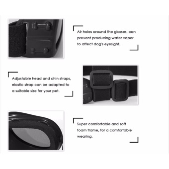 S Size New Pet Goggles Small Dog Sunglasses Anti-Fog Anti-windGlasses Eye Protector Waterproof Skiing Sun UV Protection SafetyGoggles With Adjustable Straps For Dogs Or Cats (Black) - Intl June 2018 - 2 S size New Pet Goggles Small Dog Sunglasses Anti-Fog Anti-windGlasses Eye Protector Waterproof Skiing Sun UV Protection SafetyGoggles with Adjustable Straps For Dogs or Cats (Black) - intl - 2