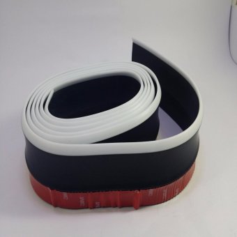 SAMURAI Rubber Lip Skirt Rubber Chin Protector (BLACK WITH WHITE LINING) June 2018 - 2 SAMURAI Rubber Lip Skirt Rubber Chin Protector (BLACK WITH WHITE LINING) - 2