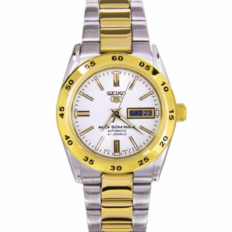Seiko 5 Ladies Dual Tone Stainless Steel Automatic Watch SYMG42 April 2018 - 2 Seiko 5 Ladies Dual Tone Stainless Steel Automatic Watch SYMG42 - 2
