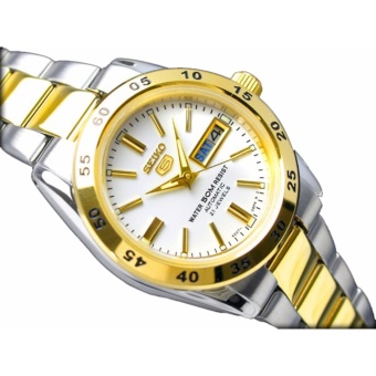 Seiko 5 Ladies Dual Tone Stainless Steel Automatic Watch SYMG42 April 2018 - 4 Seiko 5 Ladies Dual Tone Stainless Steel Automatic Watch SYMG42 - 4