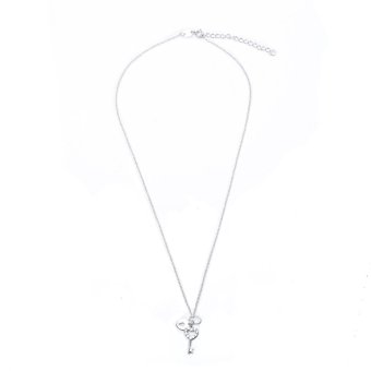 Silverworks N3926 Heart With Key And Lock Design Necklace June 2018 - 4 Silverworks N3926 Heart with Key and Lock Design Necklace - 4