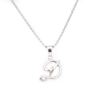 Silverworks X1762 Letter D Pendant With Balls Chain June 2018 - 4 Silverworks X1762 Letter D Pendant with Balls Chain - 4