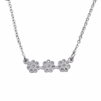 Silverworks X3289 Flower Design Necklace And Earrings June 2018 - 2 Silverworks X3289 Flower Design Necklace and Earrings - 2
