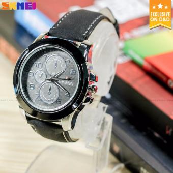 SKMEI 3999 Men's Fashion Leather Strap Sports Quartz Wrist Watch BLACK June 2018 - 2 SKMEI 3999 Men's Fashion Leather Strap Sports Quartz Wrist Watch BLACK - 2