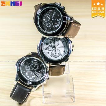 SKMEI 3999 Men's Fashion Leather Strap Sports Quartz Wrist Watch SET OF THREE June 2018 - 3 SKMEI 3999 Men's Fashion Leather Strap Sports Quartz Wrist Watch SET OF THREE - 3