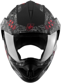 SOL Dual Sport Motard SS-1 PG Motorcycle Helmet (Glossy Black/Red) June 2018 - 4 SOL Dual Sport Motard SS-1 PG Motorcycle Helmet (Glossy Black/Red) - 4