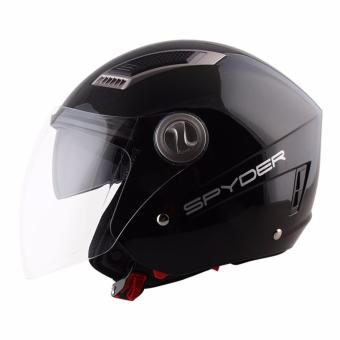 Spyder Open-Face Helmet With Dual Visor Titan PD 300 (Black) -XL June 2018 - 5 Spyder Open-Face Helmet with Dual Visor Titan PD 300 (Black) -XL - 5