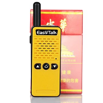 Super Mini Two Way Radio EasyTalk ET-M2 16 Channel UHF 400-520MHz(2 Pack, Yellow) - Intl June 2018 - 3 Super Mini Two Way Radio EasyTalk ET-M2 16 channel UHF 400-520MHz(2 pack, Yellow) - intl - 3