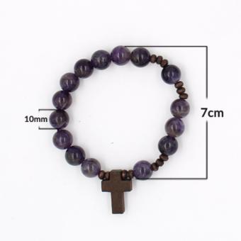 Tara Treasure Amethyst Rosary Bracelet 10mm June 2018 - 4 Tara Treasure Amethyst Rosary Bracelet 10mm - 4