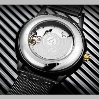TEVISE Men Watches Gold Mesh Steel Automatic Mechanical Watch Luxury Brand Waterproof Men Watch Calendar Clock Relogio Masculino 9017 - Intl June 2018 - 4 TEVISE Men Watches Gold Mesh Steel Automatic Mechanical Watch Luxury Brand Waterproof Men Watch Calendar Clock Relogio Masculino 9017 - intl - 4