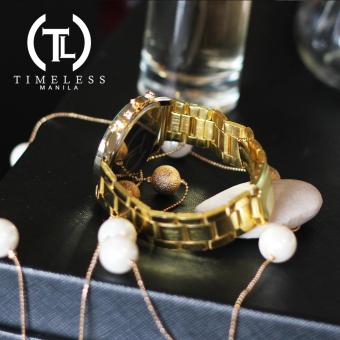 Timeless Manila Candice Roman Numeral Chrono Metal Watch (Old Rose) June 2018 - 4 Timeless Manila Candice Roman Numeral Chrono Metal Watch (Old Rose) - 4