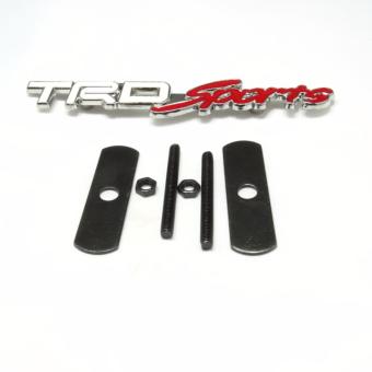 Toyota TRD Sports White Grill Emblem June 2018 - 2 Toyota TRD Sports White Grill Emblem - 2
