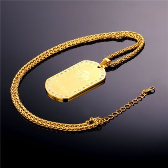 U7 Taurus Zodiac 18K Real Gold Plated Unisex Jewelry TwelveConstellation Crystal Pendant Necklace (Gold) - INTL April 2018 - 4 U7 Taurus Zodiac 18K Real Gold Plated Unisex Jewelry TwelveConstellation Crystal Pendant Necklace (Gold) - INTL - 4