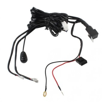 Universal 12V 40A Car Fog Light Wiring Harness Kit Loom For LEDWork Driving Light Bar With Fuse And Relay Switch - Intl July 2018 - 2 Universal 12V 40A Car Fog Light Wiring Harness Kit Loom for LEDWork Driving Light Bar With Fuse And Relay Switch - intl - 2