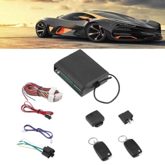Universal Car Alarm System With Flip Key Remote Control Central Door Lock - Intl June 2018 - 2 Universal Car Alarm System with Flip Key Remote Control Central Door Lock - intl - 2