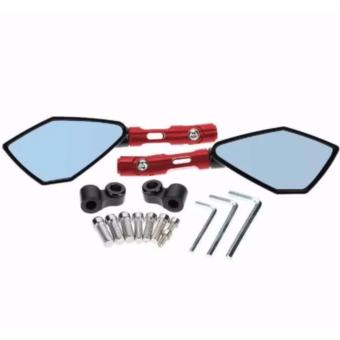 Universal CNC Aluminium Rearview Side Mirror(Red) May 2018 - 4 Universal CNC Aluminium Rearview Side Mirror(Red) - 4