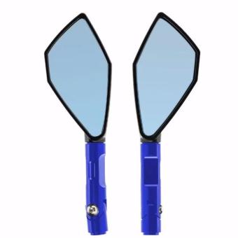 Universal Motorcycle Half CNC Aluminium Mirror Motorbike MotoRearview Side Mirror M8 M10 Universal For KAWASAKI HONDA SUZUKIYAMAHA DUCATI KTM (Blue) June 2018 - 2 Universal Motorcycle Half CNC Aluminium mirror motorbike motoRearview side Mirror M8 M10 Universal for KAWASAKI HONDA SUZUKIYAMAHA DUCATI KTM (Blue) - 2