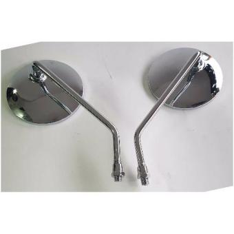 Universal Motorcycle Motorbike Scooter Bike Rear View Side MirrorsRound (Chrome) June 2018 - 2 Universal Motorcycle Motorbike Scooter Bike Rear View Side MirrorsRound (Chrome) - 2
