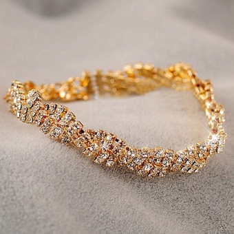 Watches Sunglasses Jewellery Chain Link Bracelets Cadis 24KGoldNoble And Shine Ladies Bracelet - Intl May 2018 - 4 Watches Sunglasses Jewellery Chain Link Bracelets Cadis 24KGoldNoble And Shine Ladies Bracelet - intl - 4