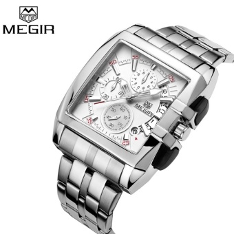 Wholesaler MEGIR MS2018G Original Luxury Men Watch Full Steel Band Date Mens Quartz Watches Business Big Dial Watch Relogio Masculino - Intl July 2018 - 2 Wholesaler MEGIR MS2018G Original Luxury Men Watch Full Steel Band Date Mens Quartz Watches Business Big Dial Watch Relogio Masculino - intl - 2