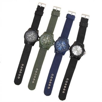 YBC Men Sports Leisure Classic Design Quartz Nylon Band Swiss Army Watch - Intl April 2018 - 2 YBC Men Sports Leisure Classic Design Quartz Nylon Band Swiss Army Watch - intl - 2