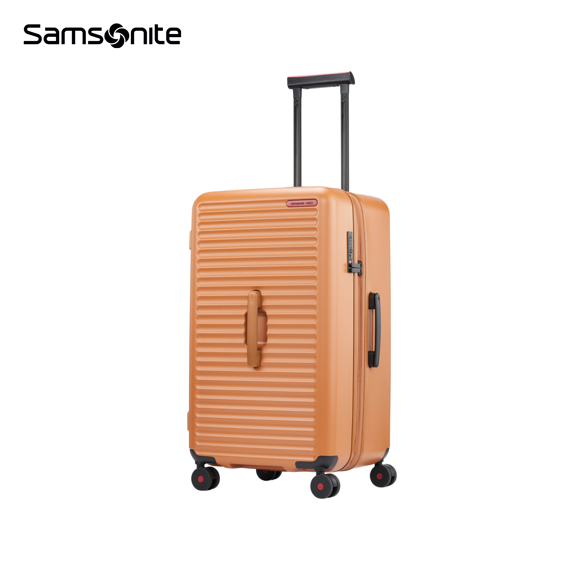 Samsonite red luggage discount set