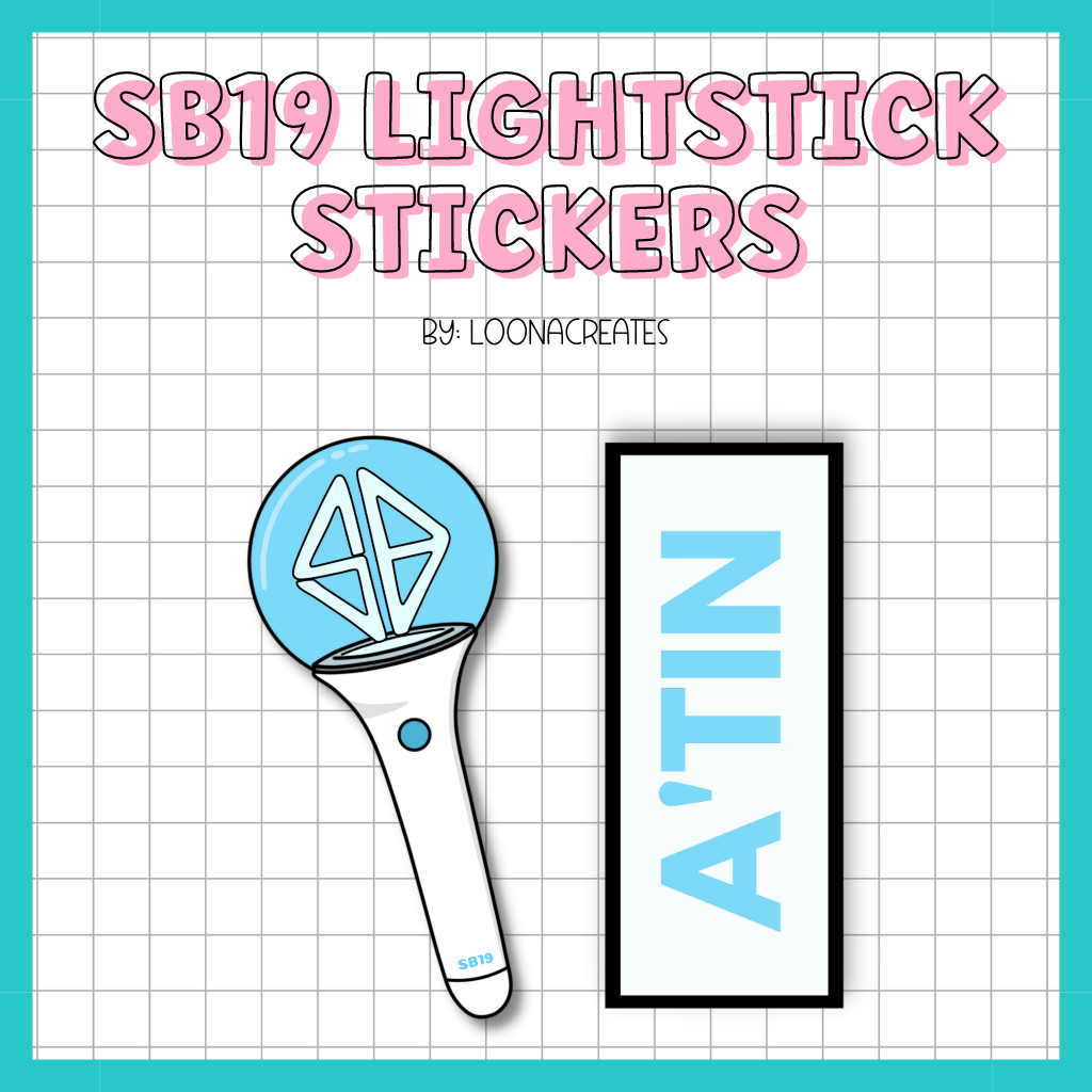 SB19 Lightstick Waterproof Sticker | Loona Creates