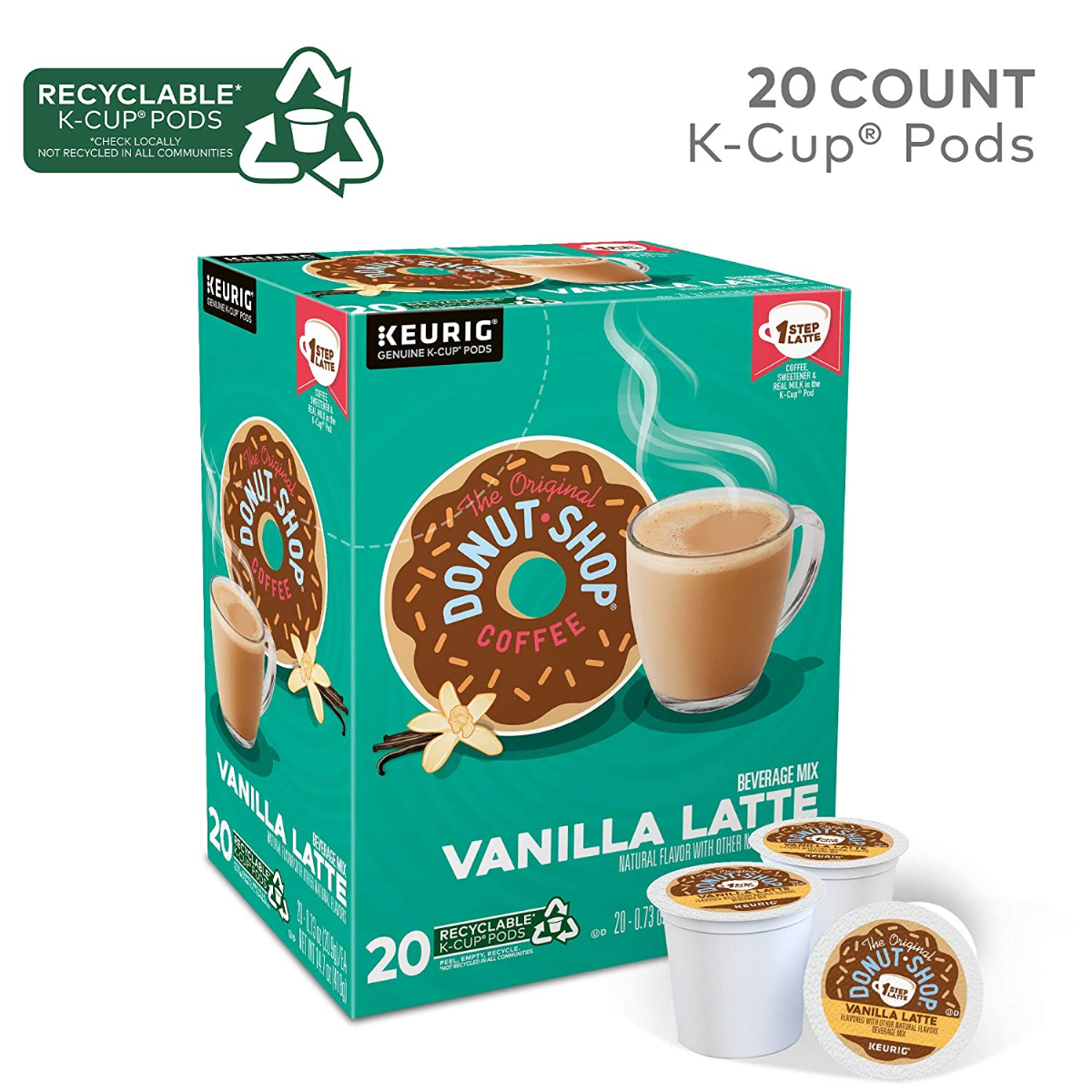 The Original Donut Shop Vanilla Latte 