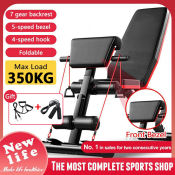 Adjustable Foldable Abdominal Muscle Board Fitness Chair Bench Press