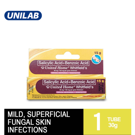 United Home Whitfield'S Ointment Anti-Fungal Cream - 15G Tube