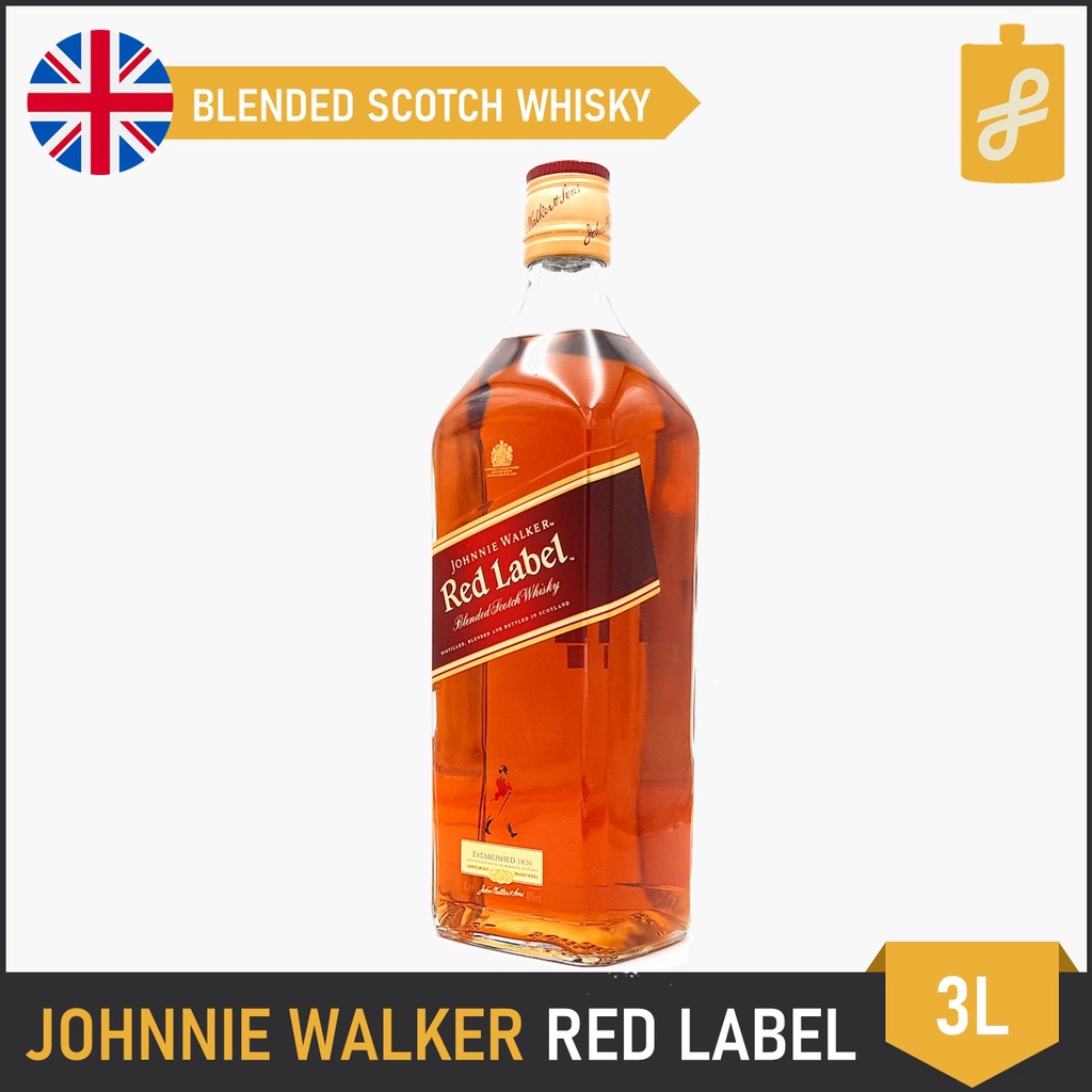 Hot Sale?Johnnie Walker Red Label Blended Scotch Whisky 3L | Lazada PH