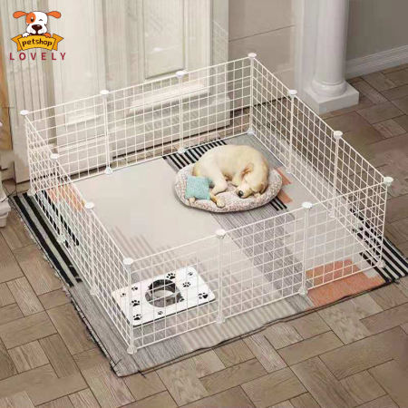 DIY Pet Fence Playpen for Dogs, Cats, and Rabbits