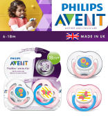 Avent 18m+ Orthodontic Pacifier | Silicone Teat | UK Made