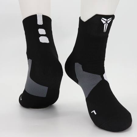 Kobe Bryant Elite NBA Black Manba Basketball Sports Socks