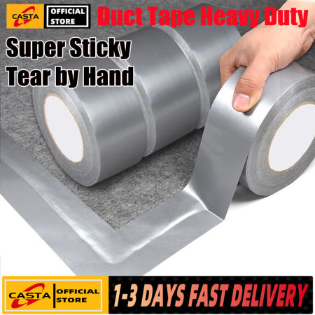 Heavy Duty Silver Duct Tape for DIY Repairs (Brand: FlexTape)