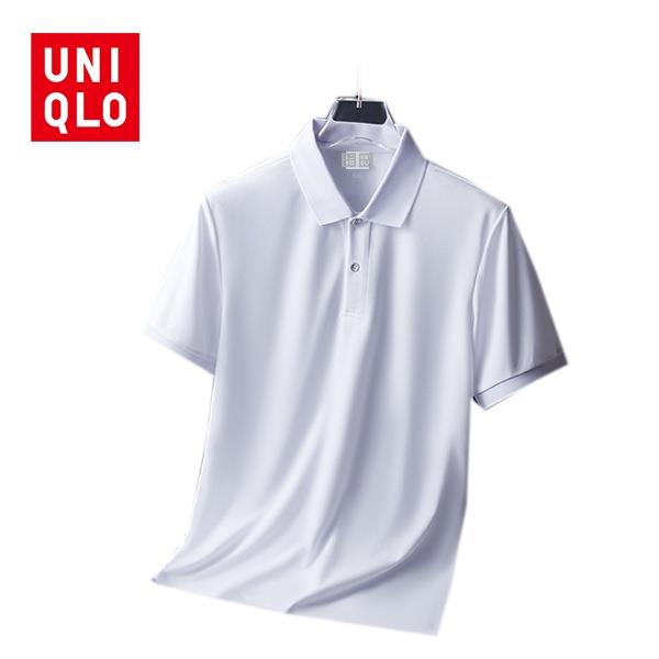 uniqlo white polo tee