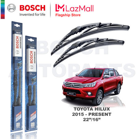 BOSCH Advantage Wiper Blades for TOYOTA Hilux 2015-PRESENT