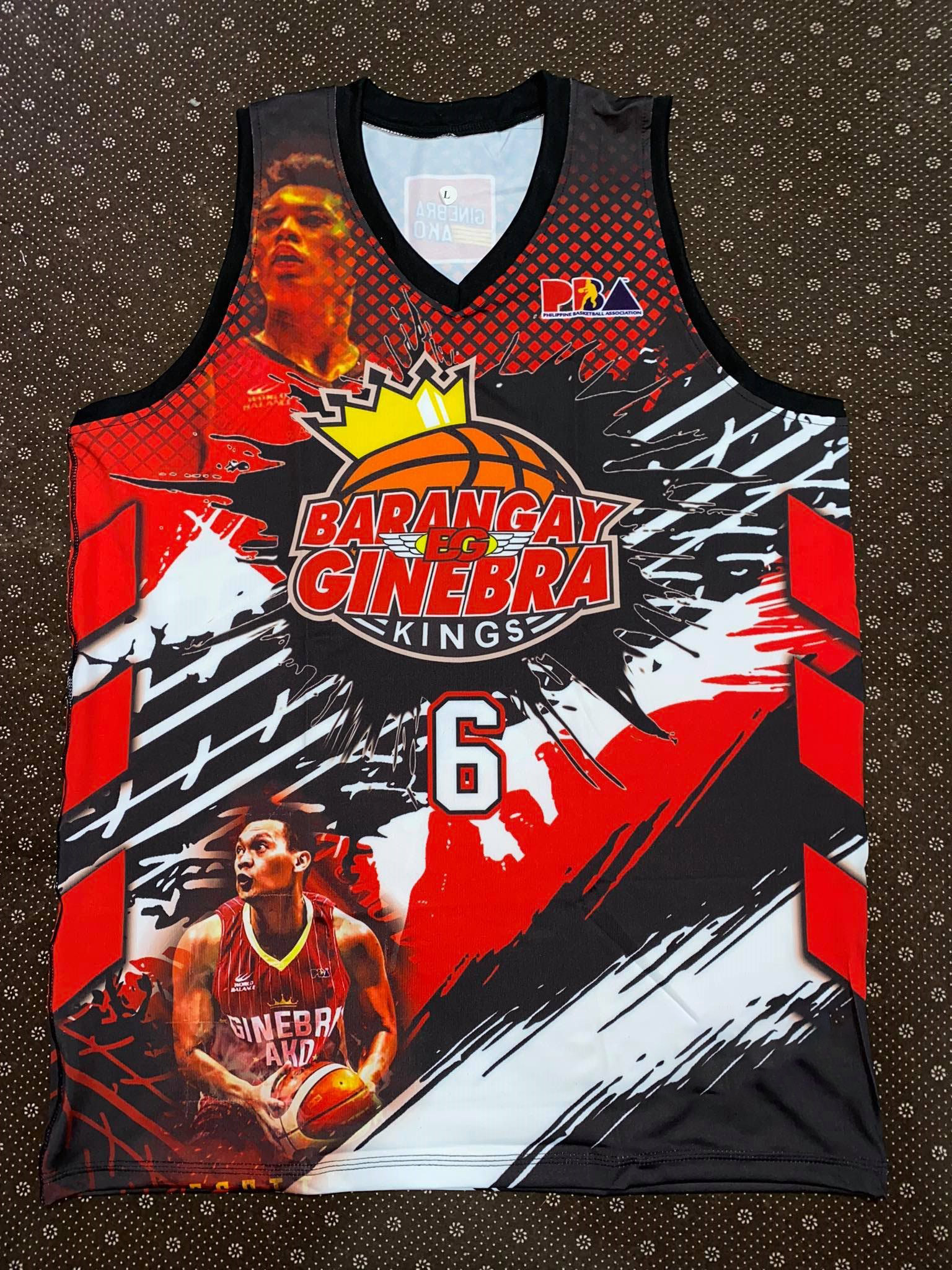 JAWORSKI PHLPOST 75TH ANNIVERSARY STAMP PHILIPPINES BASKETBALL GINEBRA  JERSEY