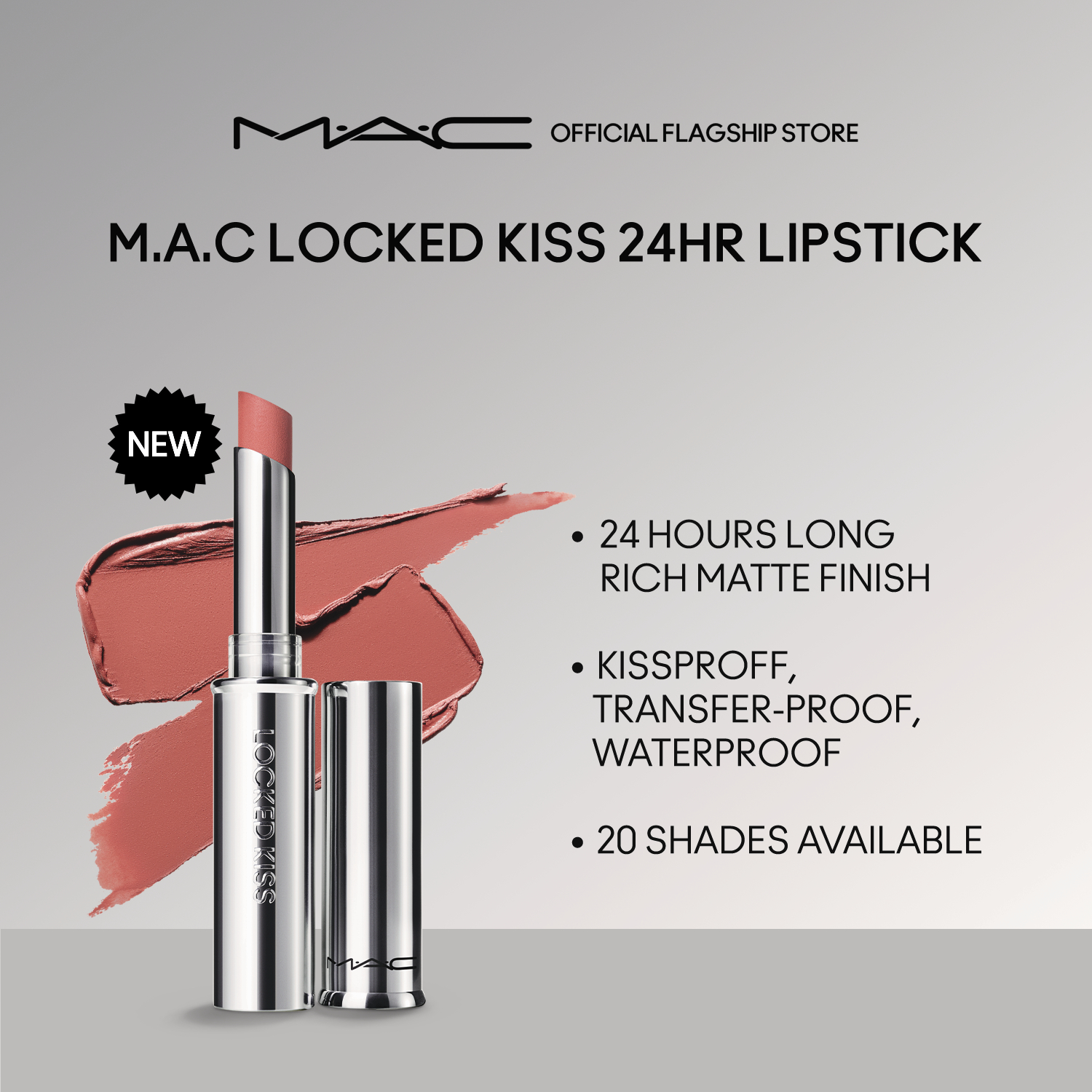 Discount on M·a·c  shoes - SKU: *do Not Checkout*【sbd Exclusive Offer】mac – Lip Set With Locked Kiss Lipstick 1.8gm