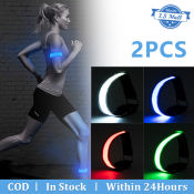 LED Reflective Arm Bands for Night Running - 2 Pack