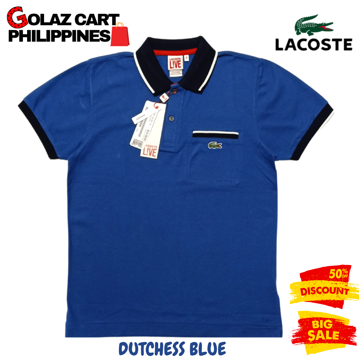 Shop Lacoste Live Polo Shirt online Lazada.com.ph