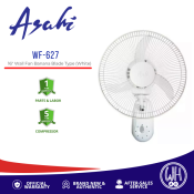 Asahi WF-627 16" Wall Fan Banana Blade Type