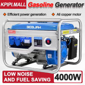 Portable 4000W Gasoline Generator - High Performance, Dual Protection